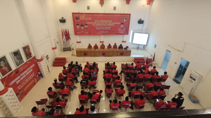 200 Kader PDIP Brebes Ikuti Uji Kelayakan Ketua PAC, Seleksi Digelar Online
