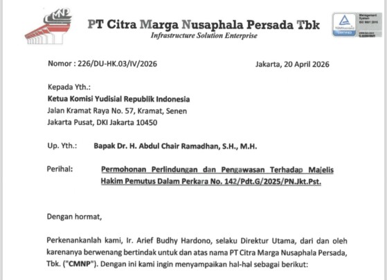 Gugatan Rp 119 T Kasus Hary Tanoe, CMNP Surati KY Dorong Perlindungan Integritas Pengadilan