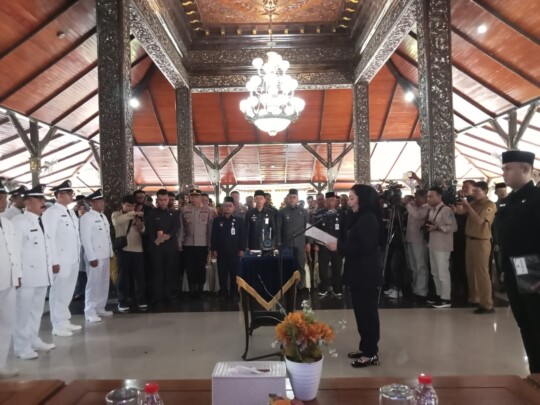 14 Kades PAW di Brebes Dilantik, Bupati Paramitha Tekankan Profesionalisme dan Layanan Publik