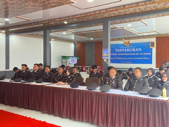 Lapas Brebes Gelar Tasyakuran HBP ke-62, Tegaskan Komitmen Pelayanan Prima