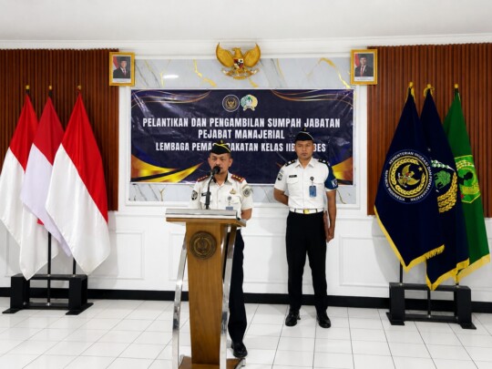 Kalapas Brebes Lantik Pejabat Manajerial Baru, Soroti Disiplin dan Budaya Kerja