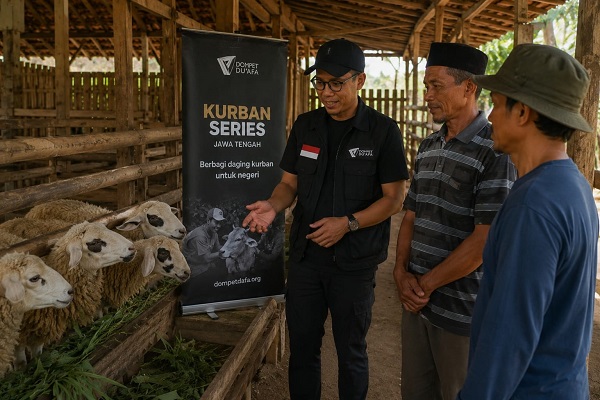 Dompet Dhuafa Perkuat Ekonomi Peternak Desa Lewat Program Domba Kurban di Semarang