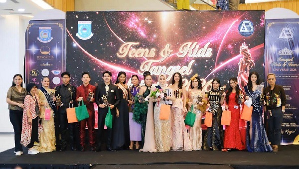 Tangsel Teens & Kids Universe 2026 Meriah, Ratu Reizza Maulida Raih Piala Wali Kota Tangsel
