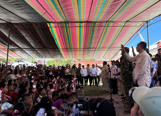 Kunjungi Pulau Miangas, Prabowo Tegaskan Komitmen Bangun Wilayah Terluar Indonesia