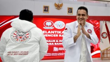 Resmikan Sayap Partai Jurnalis dan Influencer, Nazaruddin: Kekuatan Baru Partai Rakyat Indonesia