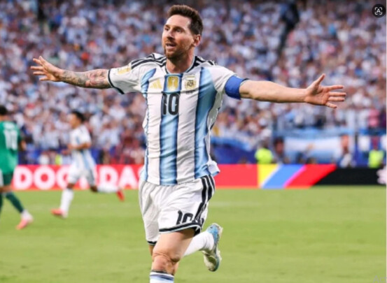 Hattrick Lionel Messi Bawa Argentina Hancurkan Aljazair 3-0