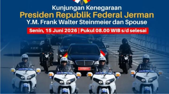 585 Personel Kawal Kunjungan Kenegaraan Presiden Jerman di Jakarta