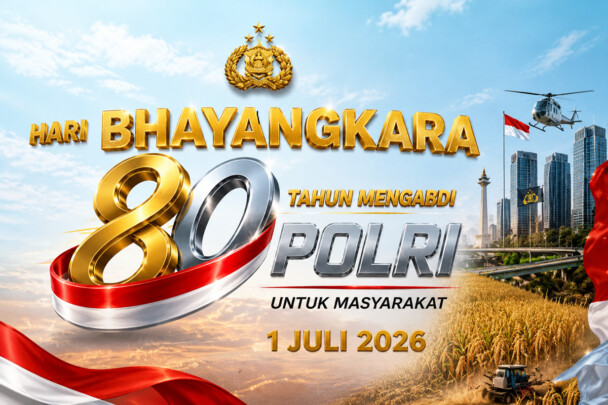 Ini Filosofi Logo Hari Bhayangkara ke-80 Polri