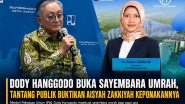 Dody Hanggodo Buka Sayembara Umrah, Tantang Publik Buktikan Aisyah Zakkiyah Keponakannya