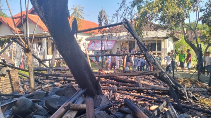 Tragis! 25 Kambing Mati Terbakar dalam Kebakaran Kandang di Brebes